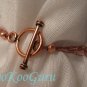 Crocheted Wire Bracelet, Turquoise, Coral, Copper, Artisan Crafted, Ramona Beasley