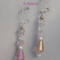 Swarovski Crystals Earrings, AB Crystals, Tiny Pearls, Ramona Beasley