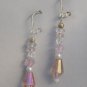 Swarovski Crystals Earrings, AB Crystals, Tiny Pearls, Ramona Beasley