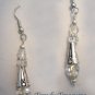 Vintage Clear Crystals & Cones Earrings, Original Design, Ramona Beasley