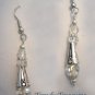 Vintage Clear Crystals & Cones Earrings, Original Design, Ramona Beasley