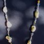 Reduced! Bold Statement Necklace,Bright Yellow Color,Pearls,Crystals,Artisan Crafted, Ramona Beasley