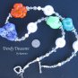 Reduced! Bold Statement Necklace,Multi Color,Giant Pearls & Crystals,Artisan Crafted, Ramona Beasley