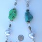 Reduced! Bold Statement Necklace,Multi Color,Giant Pearls & Crystals,Artisan Crafted, Ramona Beasley