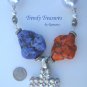 Reduced! Bold Statement Necklace,Multi Color,Giant Pearls & Crystals,Artisan Crafted, Ramona Beasley