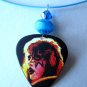 KISS Guitar Pick Necklace, Ace Frehely, Artisan Crafted, Ramona Beasley