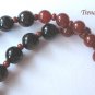 Rare Flame Jasper Oval Pendant Necklace, Matching Earrings, Red Color,Natural Polished Gemstones