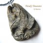 Carved Eagle, Natural Agate, Gray Color, Natural Polished Gemstone