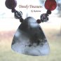 African Bloodstone Pendant Necklace, Matching Earrings, Red Color,Natural Polished Gemstones