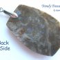 Fossil Turtella Shell Agate Pendant, Polished Gemstone, Make Necklace, Texas