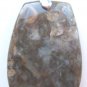 Fossil Turtella Shell Agate Pendant, Polished Gemstone, Make Necklace, Texas