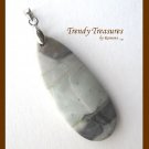 Picasso Jasper Teardrop Pendant, Artisan Crafted, Make Necklace, Texas