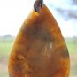 Bamboo Agate Teardrop Pendant, Artisan Crafted, Gemstone, #TrendyTreasuresByRamona