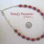 Boot Bling Boot Bracelet Artisan Red Gemstones Crystals Anklet Cowboy Cowgirl Jewelry