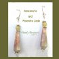 Amazonite Spears Earrings Artisan Handcrafted Original Trendy Treasures Jewelry