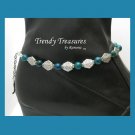 Blue Malachite Gemstone Boot Bling Boot Bracelet Jewelry Cowboy Cowgirl #TrendyTreasuresByRamona
