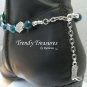 Blue Malachite Gemstone Boot Bling Boot Bracelet Jewelry Cowboy Cowgirl #TrendyTreasuresByRamona