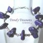 Paul Stanley Purple Chunky Bracelet,KISS, Chunky Look, Great Color, Ramona Beasley