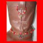 Red Vintage Style Boot Bling,Boot Bracelet & Earrings #TrendyTreasuresByRamona