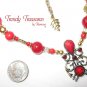 Red Vintage Style Boot Bling,Boot Bracelet & Earrings #TrendyTreasuresByRamona
