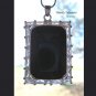 Black Faceted Crystal Pendant,Prom,Sterling Silver Chain,Rhinestones,#TrendyTreasuresByRamona