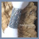 Iridescent Purple & Silver, Dreadlock Sleeve, Dread Bead, #TrendyTreasuresByRamona