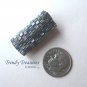 Iridescent Purple & Silver, Dreadlock Sleeve, Dread Bead, #TrendyTreasuresByRamona