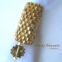 Bright Gold, Dreadlock Bead, Dread Sleeve, Goldtone Charm, Stock 546 #TrendyTreasuresByRamona