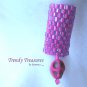 Hot Pink, Dreadlock Bead, Dread Sleeve, Skull Charm, Stock 545 #TrendyTreasuresByRamona