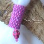 Hot Pink, Dreadlock Bead, Dread Sleeve, Skull Charm, Stock 545 #TrendyTreasuresByRamona