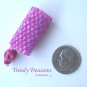 Hot Pink, Dreadlock Bead, Dread Sleeve, Skull Charm, Stock 545 #TrendyTreasuresByRamona