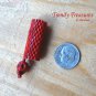Bright Red, Dreadlock Bead, Dread Sleeve, Skull Charm, Stock 543 #TrendyTreasuresByRamona