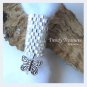 Sparkling Silver, Dreadlock Bead, Dread Sleeve, Butterfly Charm, Stock 541 #TrendyTreasuresByRamona
