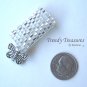 Sparkling Silver, Dreadlock Bead, Dread Sleeve, Butterfly Charm, Stock 541 #TrendyTreasuresByRamona
