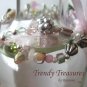 Eclectic Pearls, Crystals, Chains, Ribbons Bracelets, One-of-a-Kind,#TrendyTreasuresByRamona