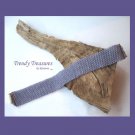 Pale Purple Iridescent Glass Woven Bracelet,Original Design,#TrendyTreasuresByRamona