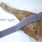 Pale Purple Iridescent Glass Woven Bracelet,Original Design,#TrendyTreasuresByRamona