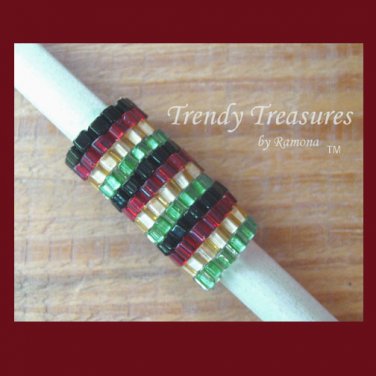 RASTA Colors, Dreadlock Sleeve, Dread Bead, #TrendyTreasuresByRamona