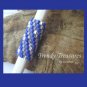 Bright Blue, Silver Spiral, Dreadlock Sleeve, Dread Bead, #TrendyTreasuresByRamona
