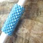 Iridescent Turquoise, Dreadlock Sleeve, Dread Bead, #TrendyTreasuresByRamona
