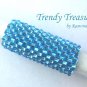 Iridescent Turquoise, Dreadlock Sleeve, Dread Bead, #TrendyTreasuresByRamona
