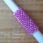 Bright Hot Pink, Dreadlock Sleeve, Dread Bead, #TrendyTreasuresByRamona