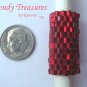 Bright Red, Dreadlock Sleeve, Dread Bead, #TrendyTreasuresByRamona
