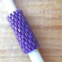 Bright Iridescent Purple, Dreadlock Sleeve, Dread Bead, #TrendyTreasuresByRamona