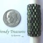 Red-lined Dark Green, Dreadlock Sleeve, Dread Bead, #TrendyTreasuresByRamona