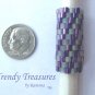 Iridescent Purple Dull Gray Spiral, Dreadlock Sleeve, Dread Bead, #TrendyTreasuresByRamona