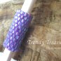 Iridescent Purple, Dreadlock Sleeve, Dread Bead