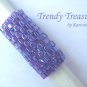 Iridescent Purple, Dreadlock Sleeve, Dread Bead