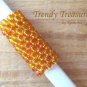 Bright Orange, Dreadlock Sleeve, Dread Bead,#TrendyTreasuresByRamona