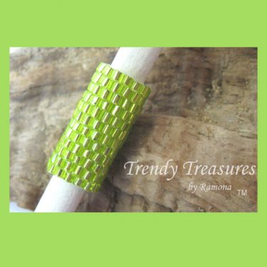 Bright Green,Dreadlock Sleeve, Dread Bead,Braid Bead,#TrendyTreasuresByRamona